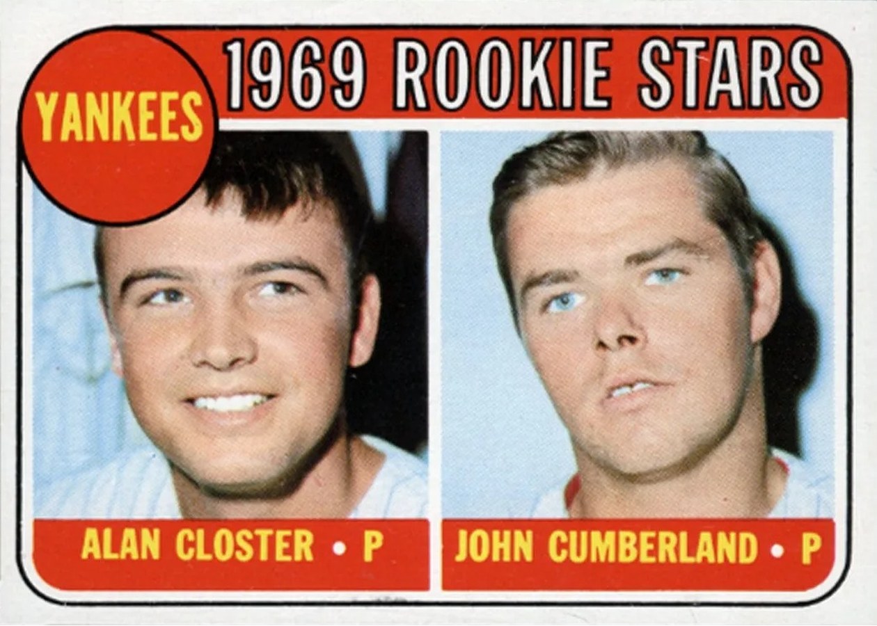1969 Topps #114 Yankees 1969 Rookie Stars, New York Yankees