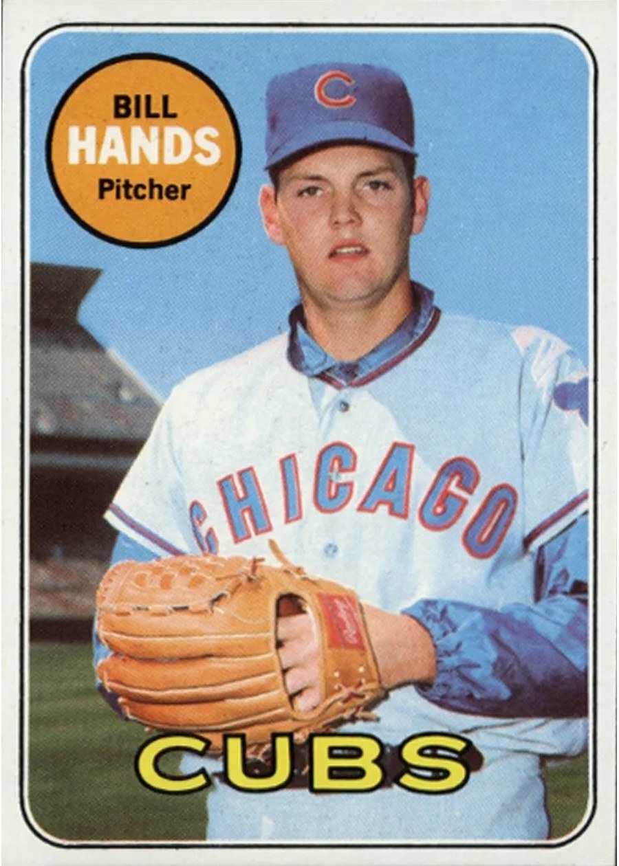 1969 Topps #115 Bill Hands, Chicago Cubs