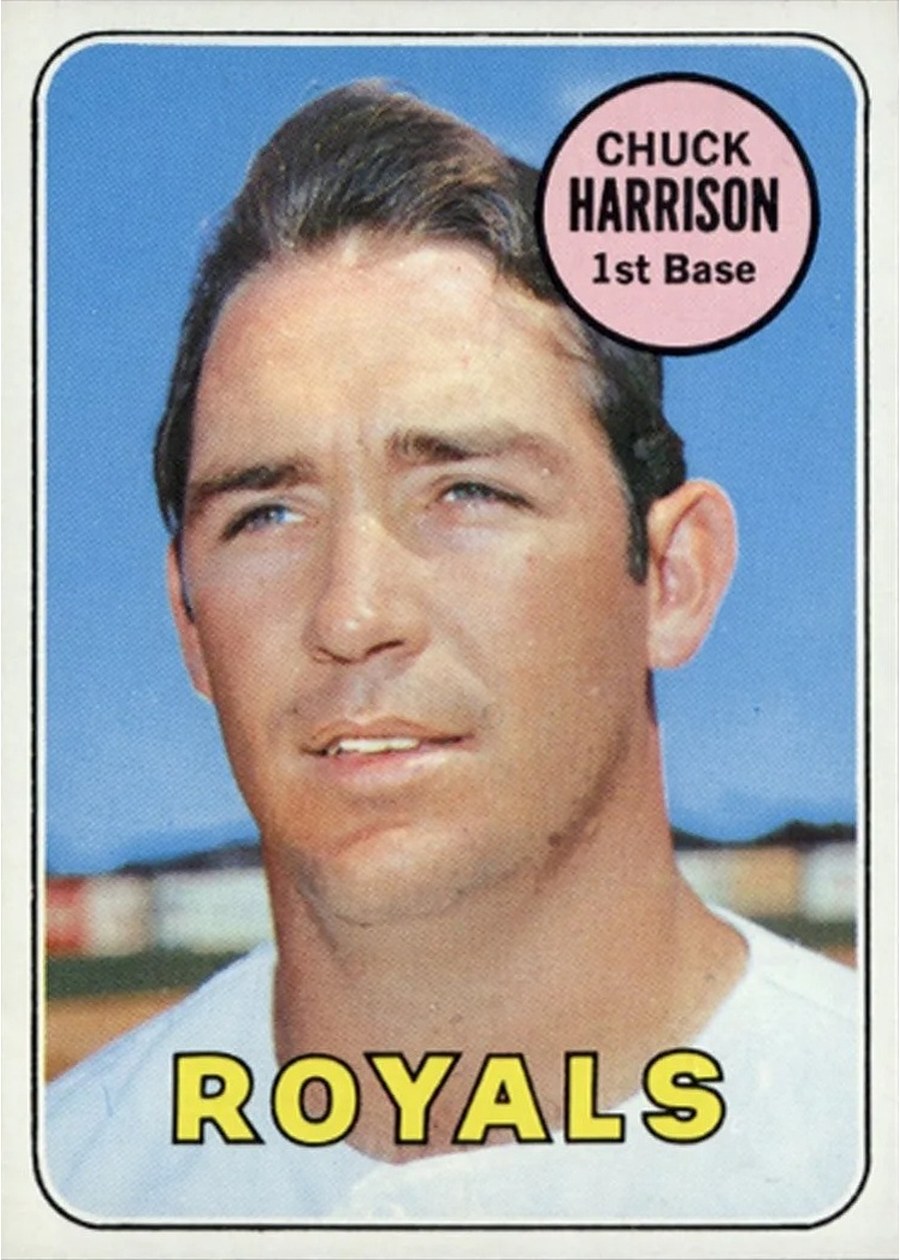 1969 Topps #116 Chuck Harrison, Kansas City Royals
