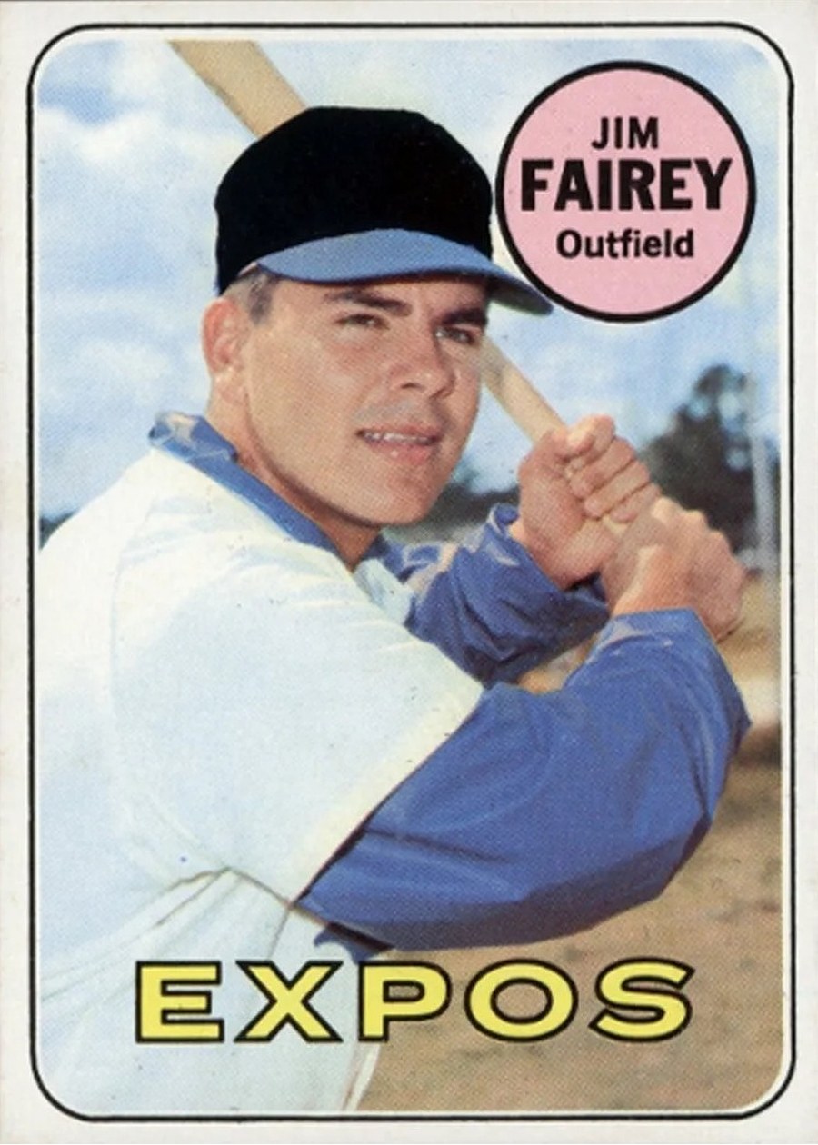 1969 Topps #117 Jim Fairey, Montreal Expos