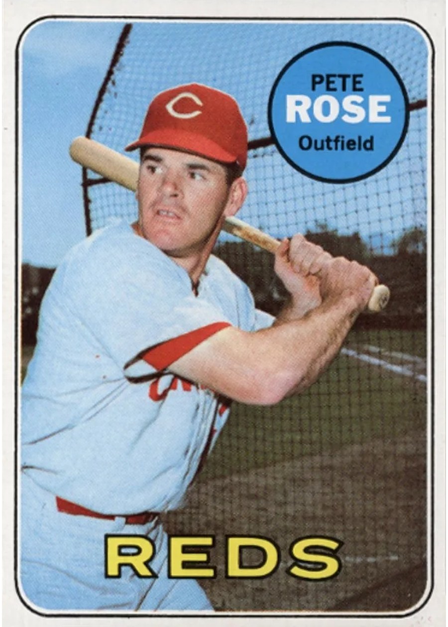 1969 Topps #120 Pete Rose, Cincinnati Reds