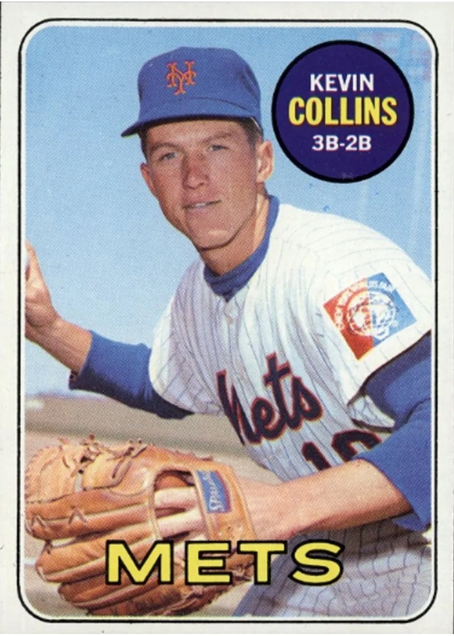 1969 Topps #127 Kevin Collins, New York Mets
