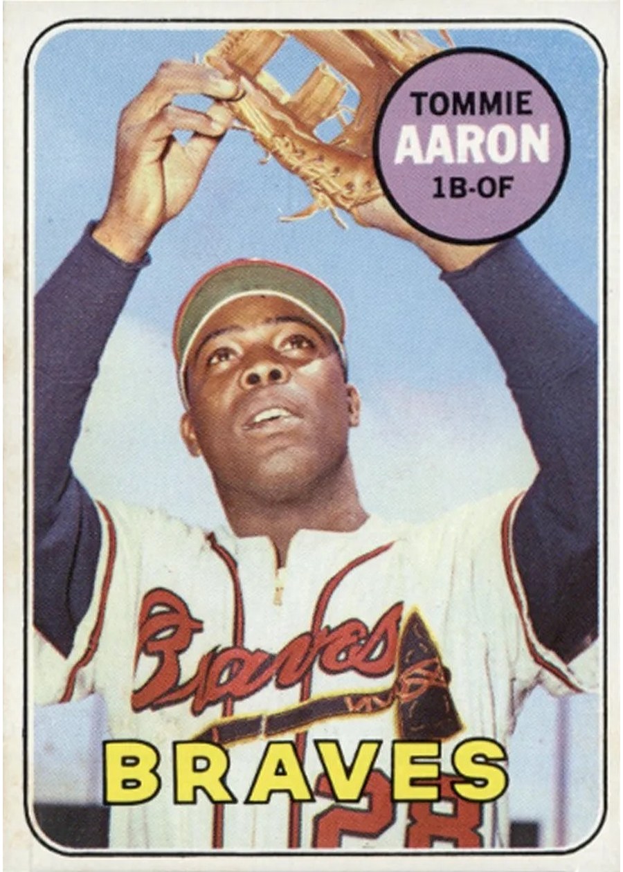 1969 Topps #128 Tommie Aaron, Atlanta Braves