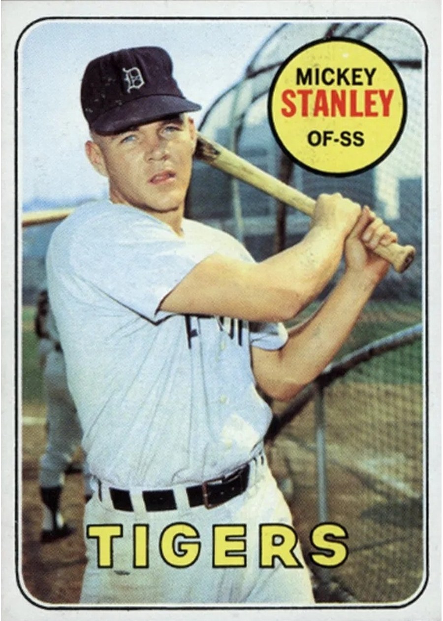 1969 Topps #13 Mickey Stanley, Detroit Tigers