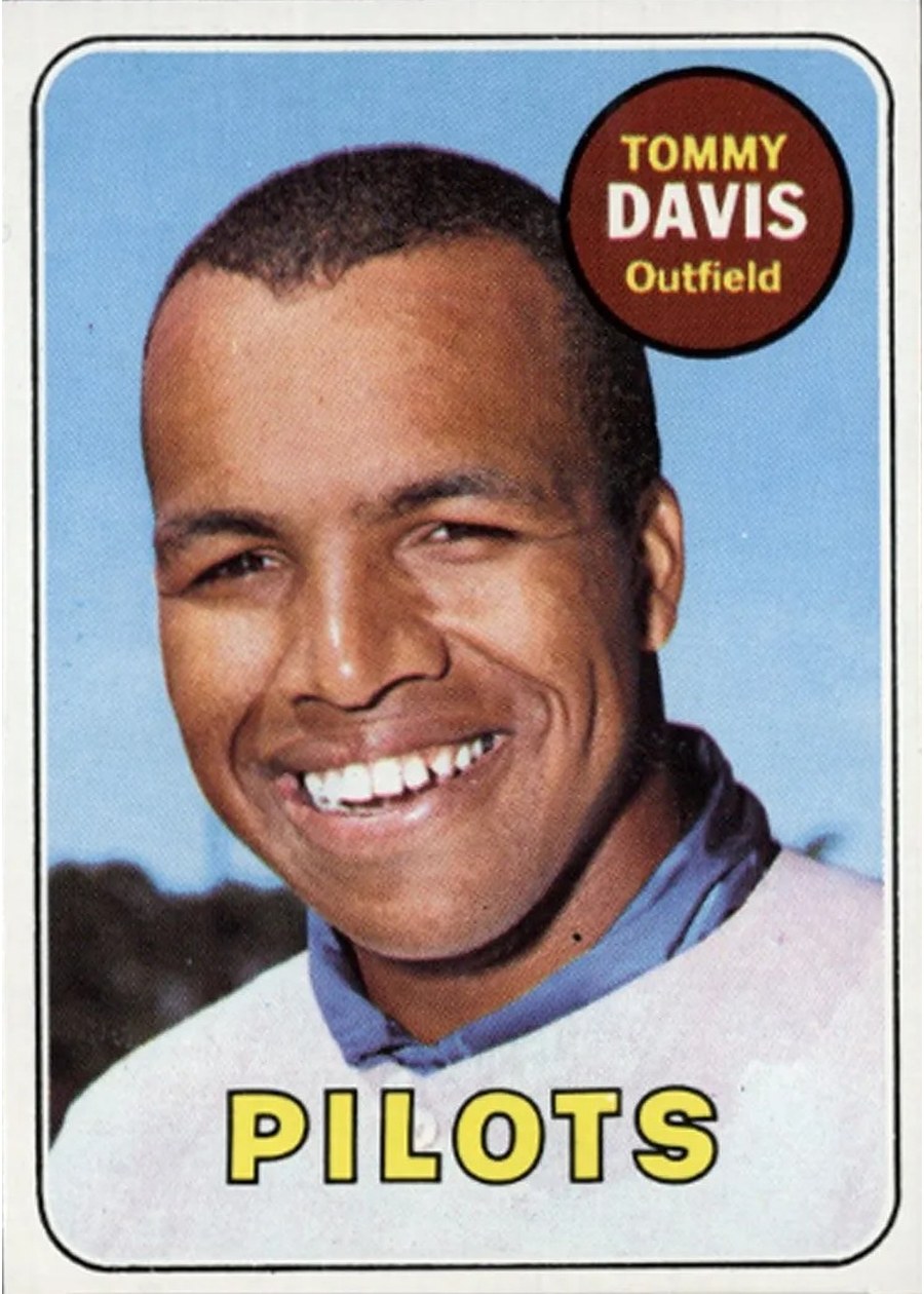 1969 Topps #135 Tommy Davis, Seattle Pilots