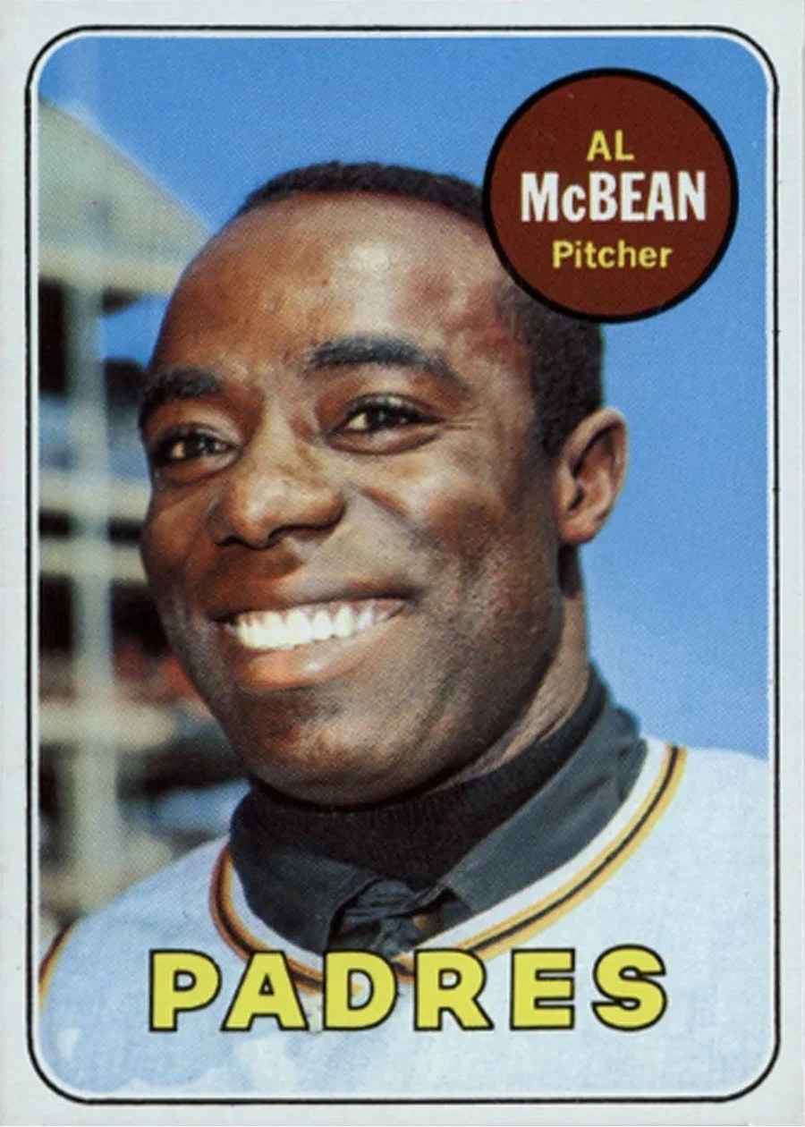 1969 Topps #14 Al McBean, San Diego Padres