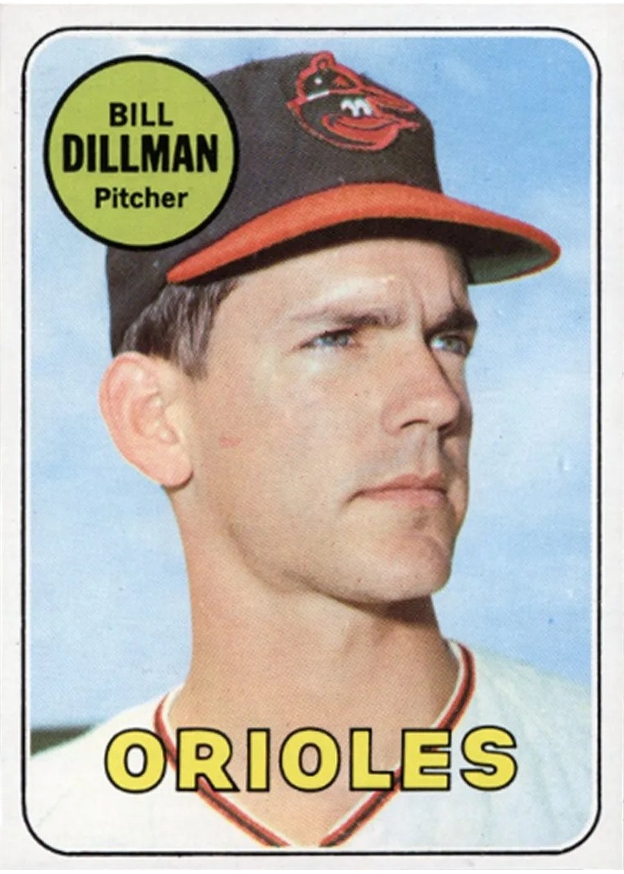 1969 Topps #141 Bill Dillman, Baltimore Orioles