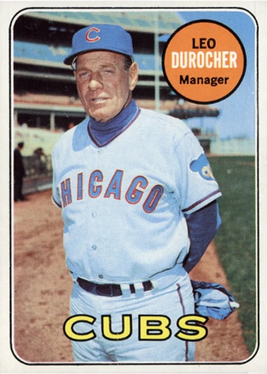 1969 Topps #147 Leo Durocher, Chicago Cubs