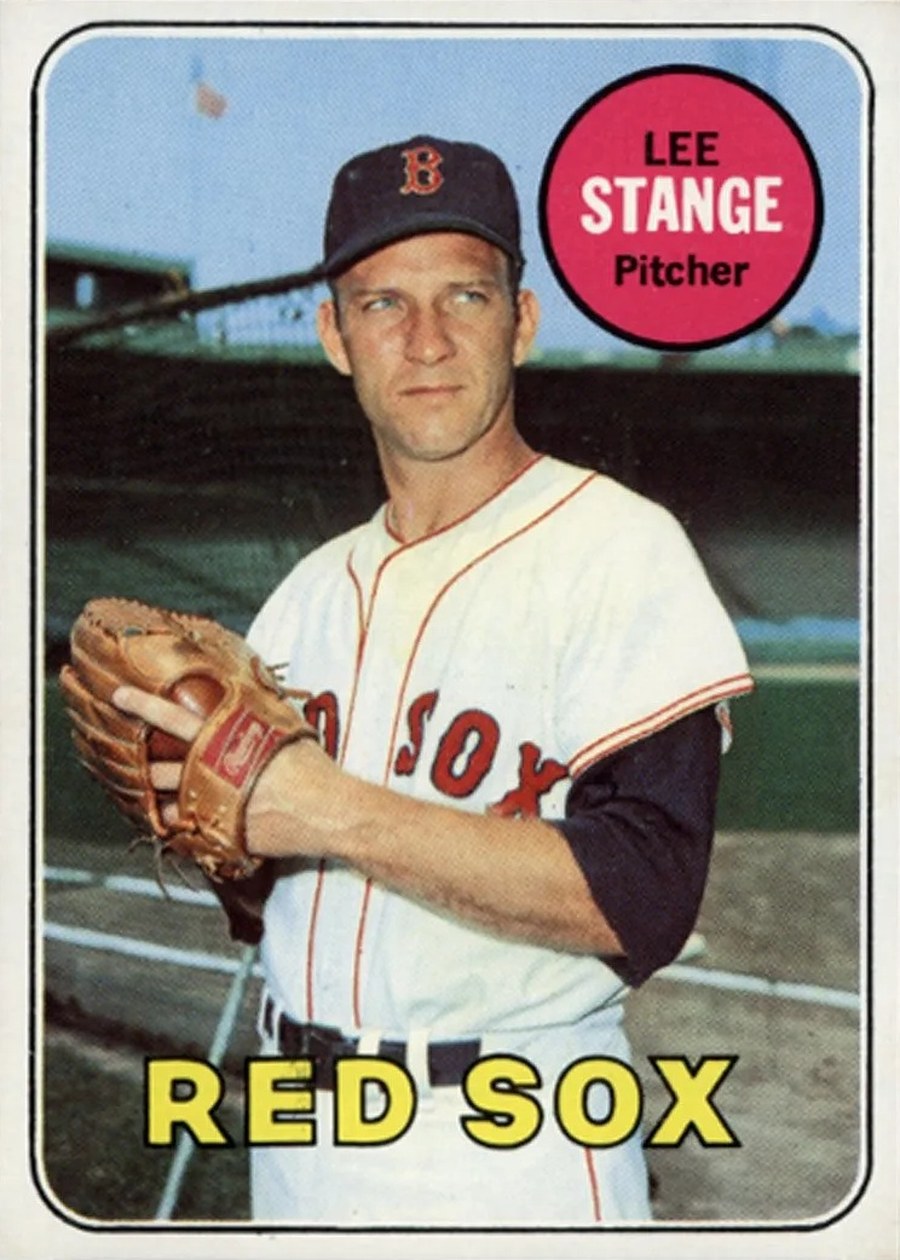 1969 Topps #148 Lee Stange, Boston Red Sox