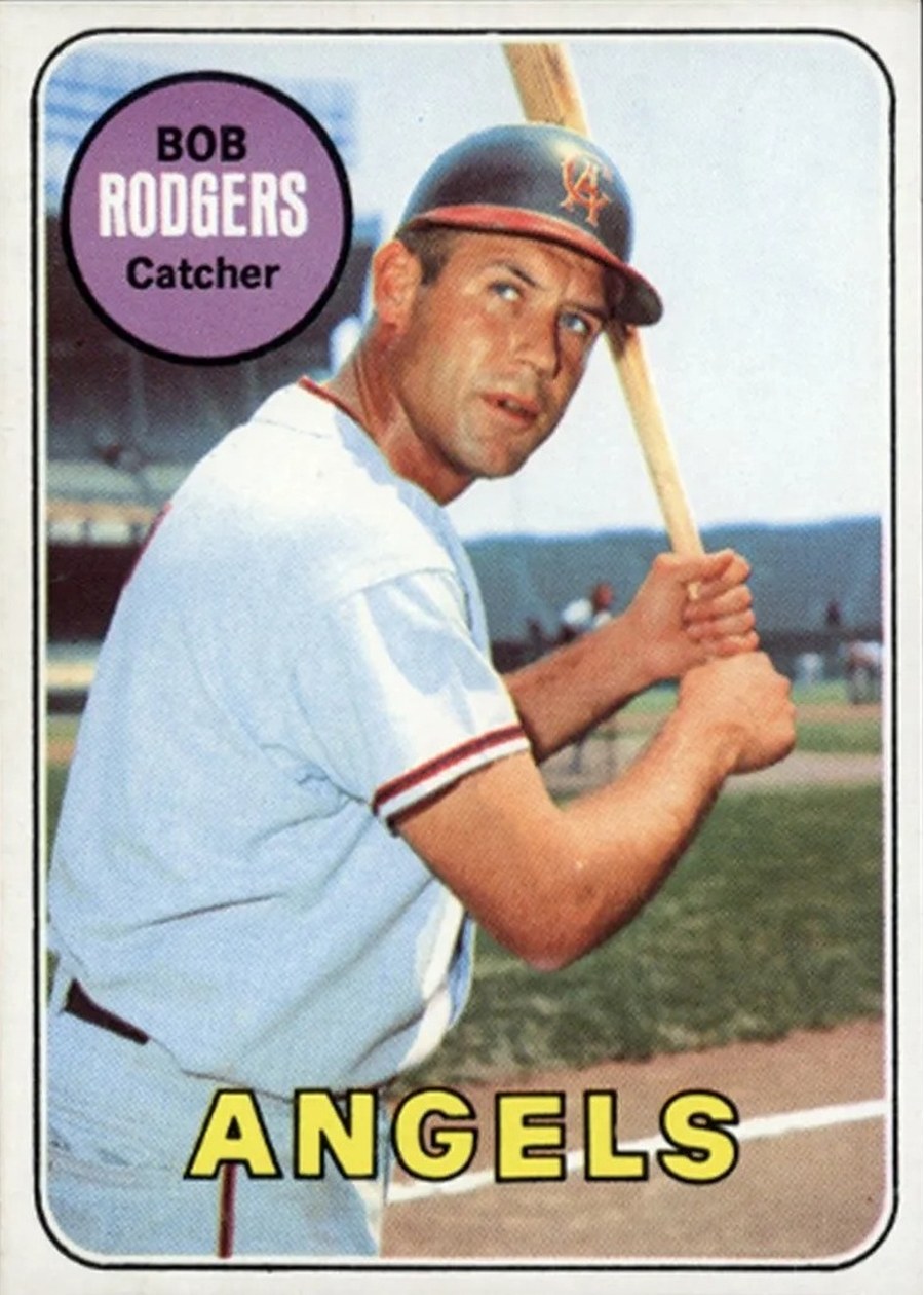 1969 Topps #157 Bob Rodgers, California Angels