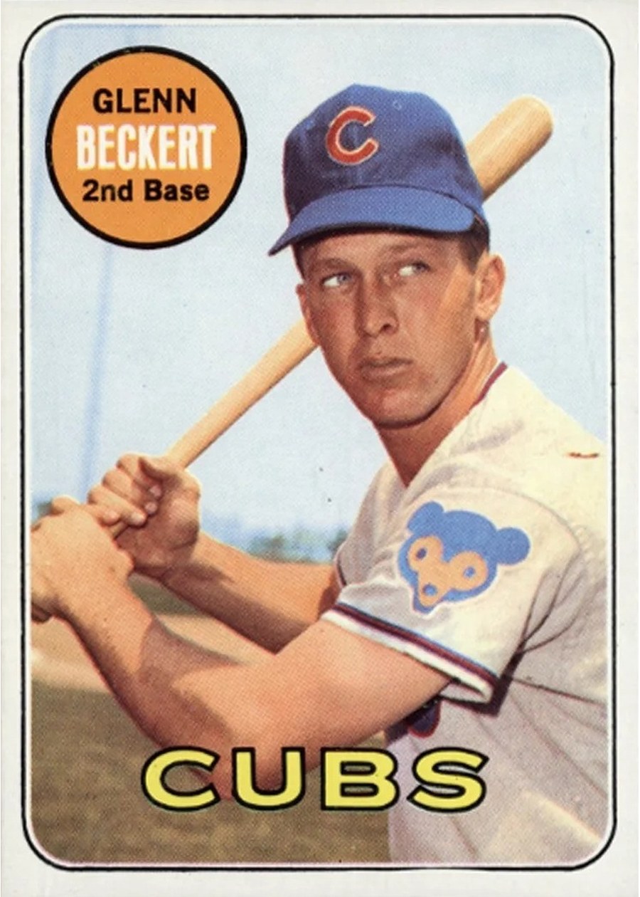 1969 Topps #171 Glenn Beckert, Chicago Cubs