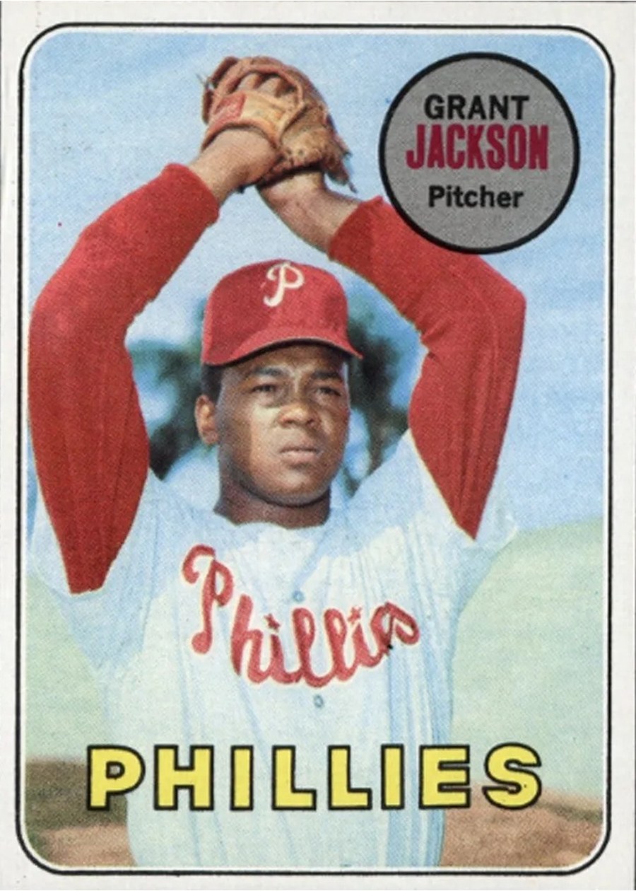1969 Topps #174 Grant Jackson, Philadelphia Phillies