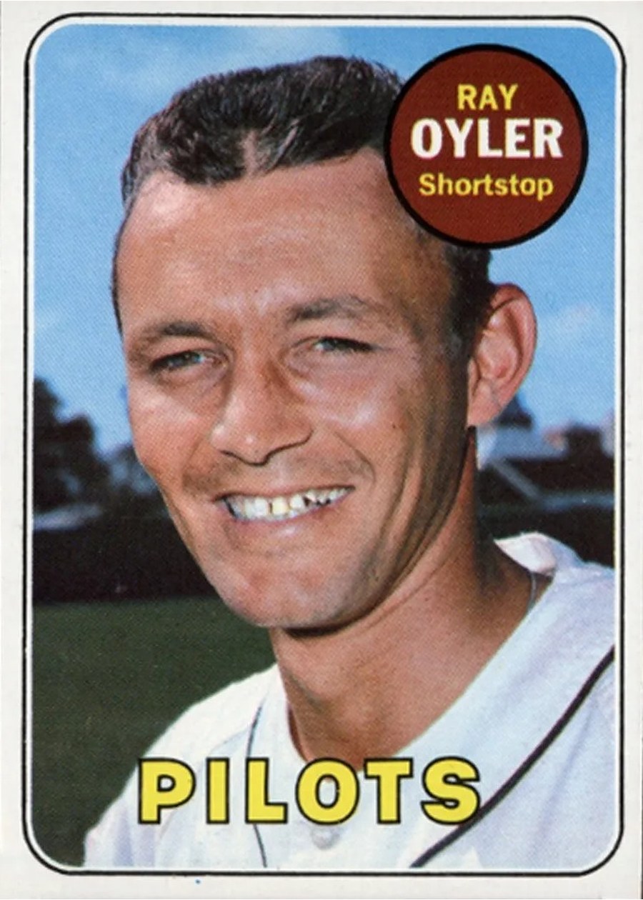 1969 Topps #178 Ray Oyler, Seattle Pilots