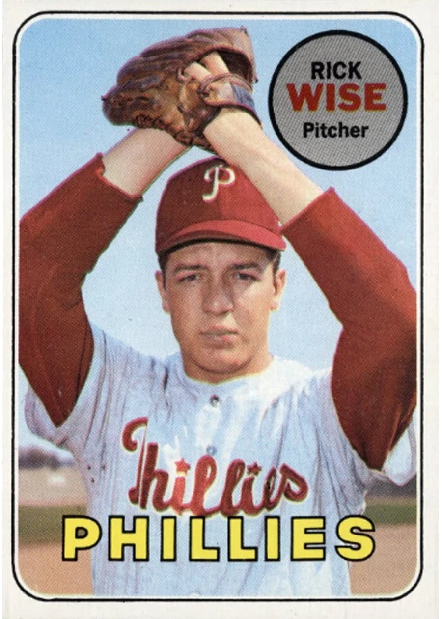 1969 Topps #188 Rick Wise, Philadelphia Phillies