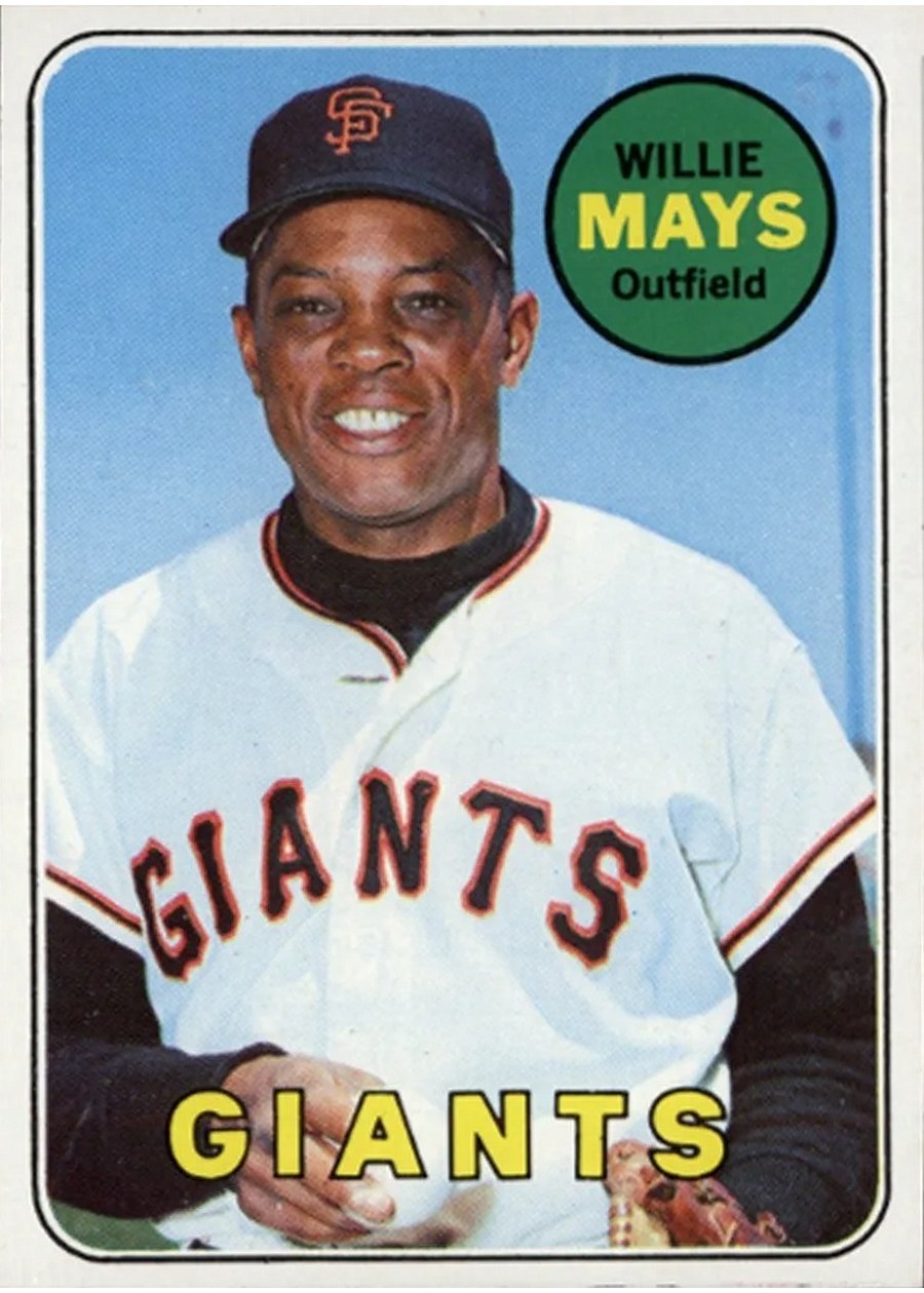 1969 Topps #190 Willie Mays, San Francisco Giants