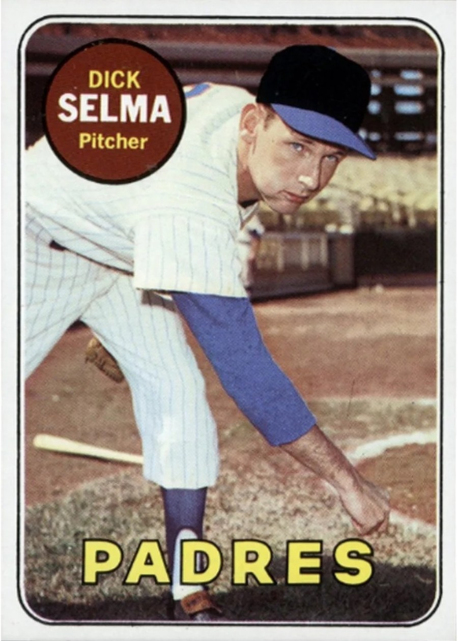 1969 Topps #197 Dick Selma, San Diego Padres