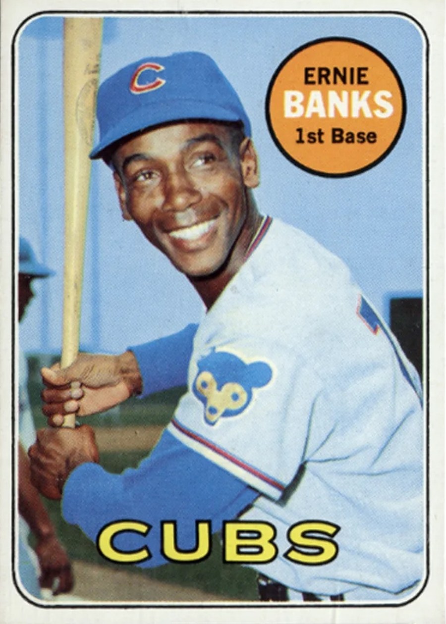 1969 Topps #20 Ernie Banks, Chicago Cubs
