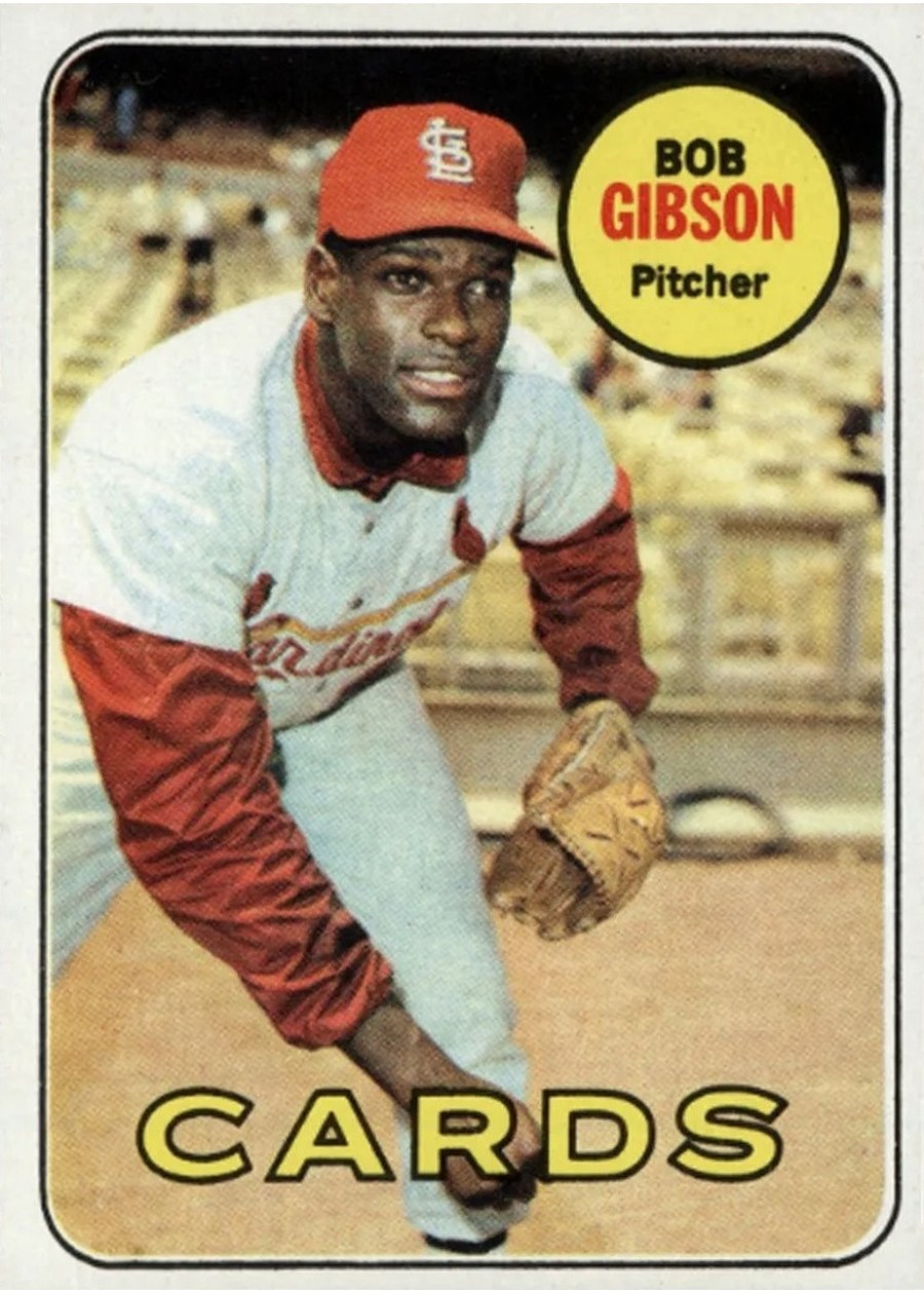 1969 Topps #200 Bob Gibson, St. Louis Cardinals
