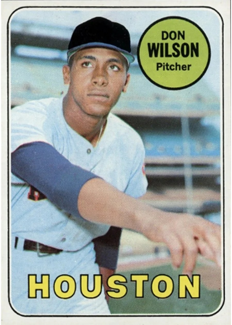 1969 Topps #202 Don Wilson, Houston Astros