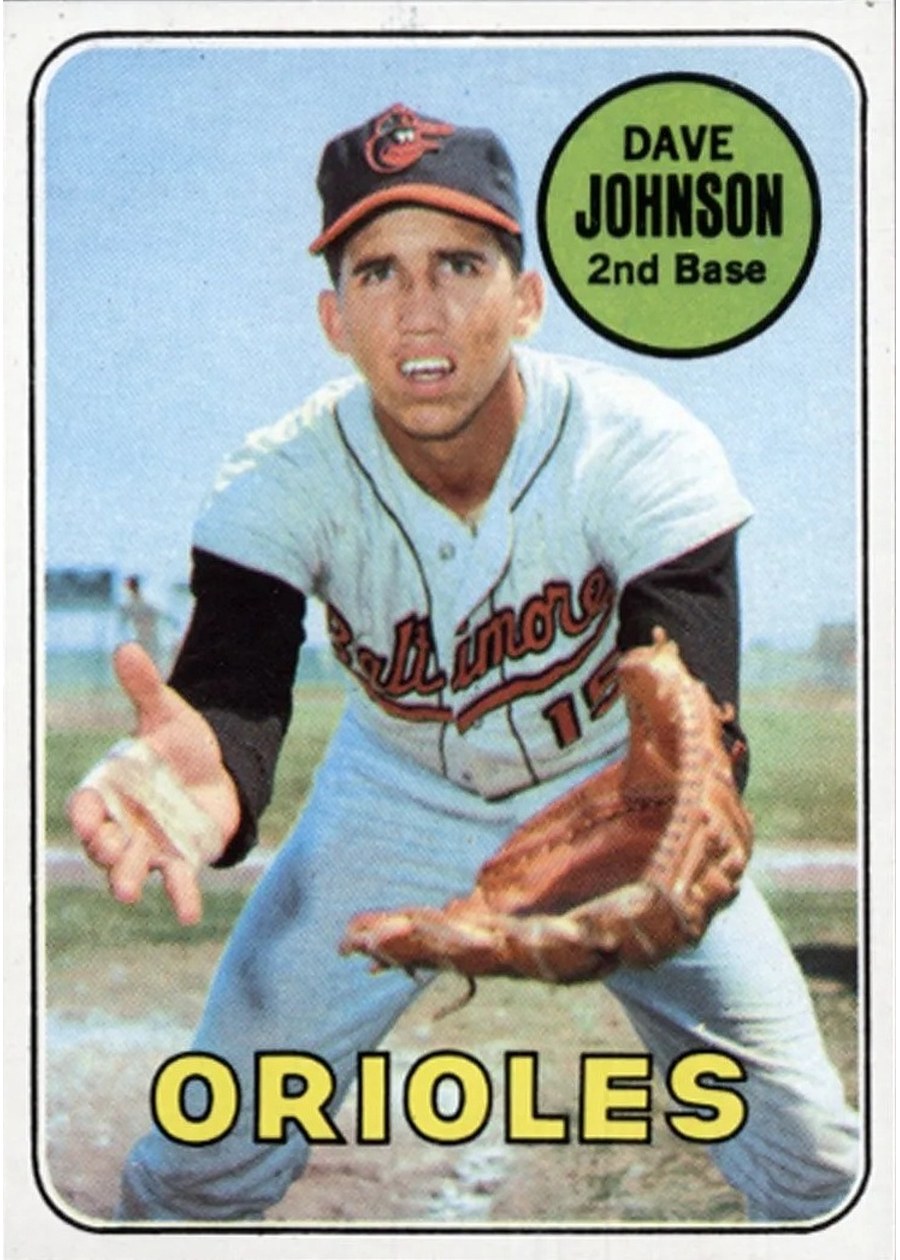 1969 Topps #203 Dave Johnson, Baltimore Orioles