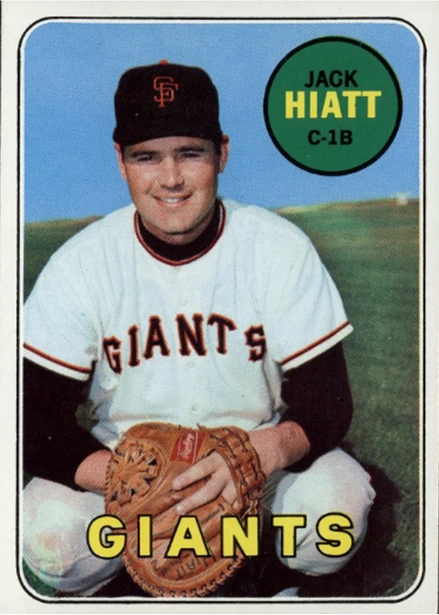 1969 Topps #204 Jack Hiatt, San Francisco Giants