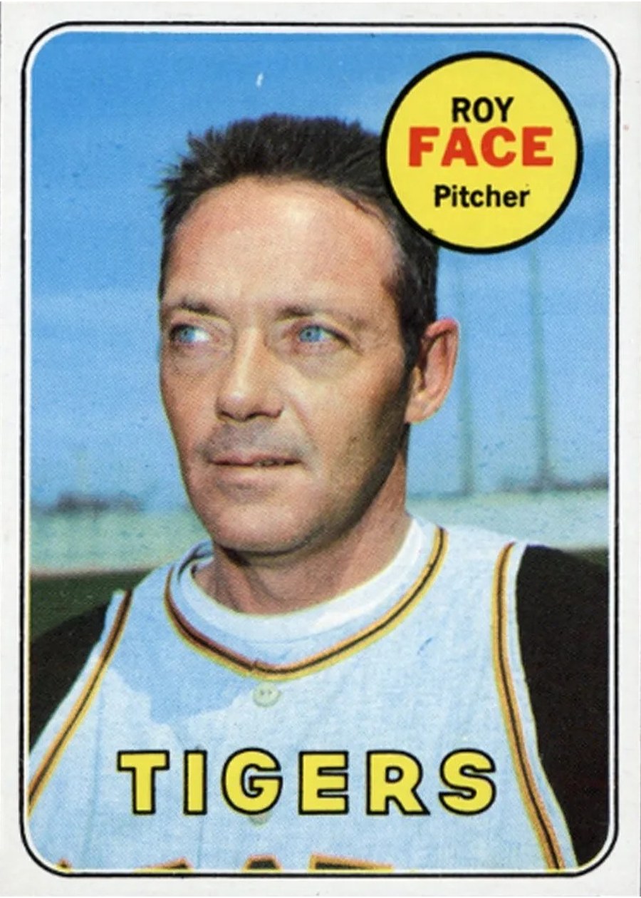 1969 Topps #207 Roy Face, Detroit Tigers