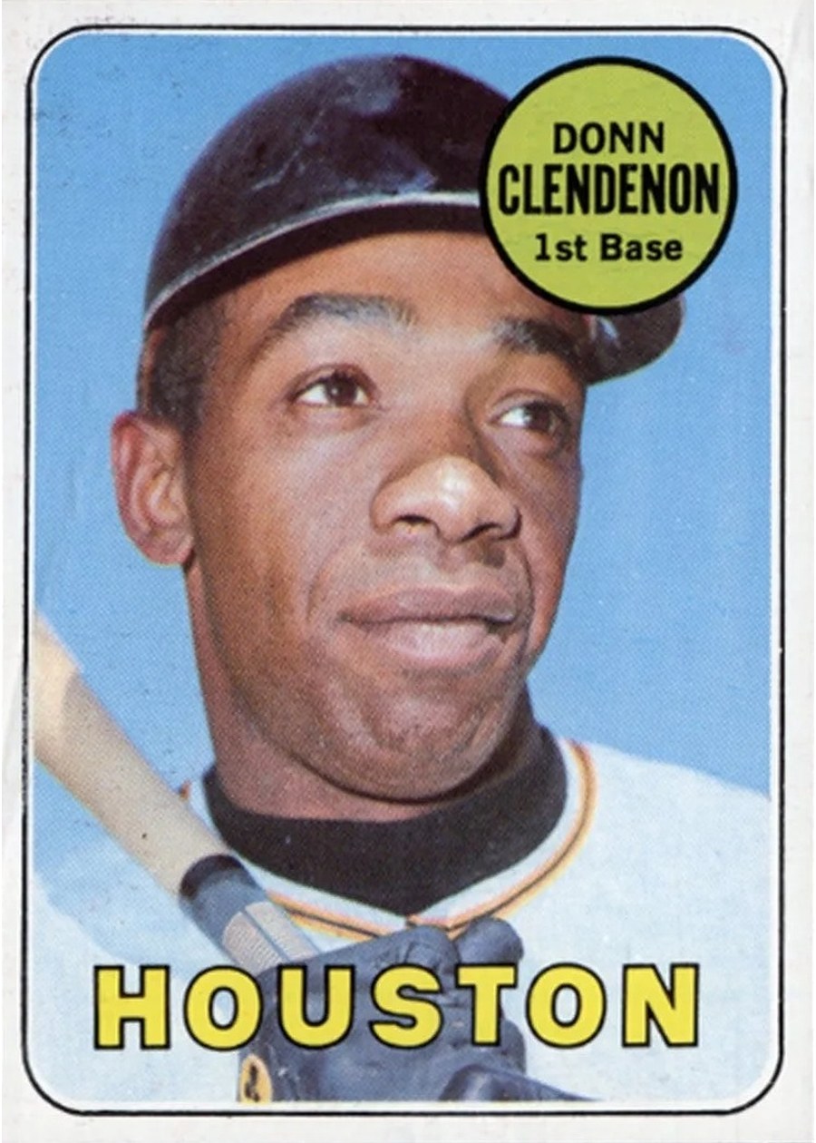 1969 Topps #208 Donn Clendenon, Houston Astros