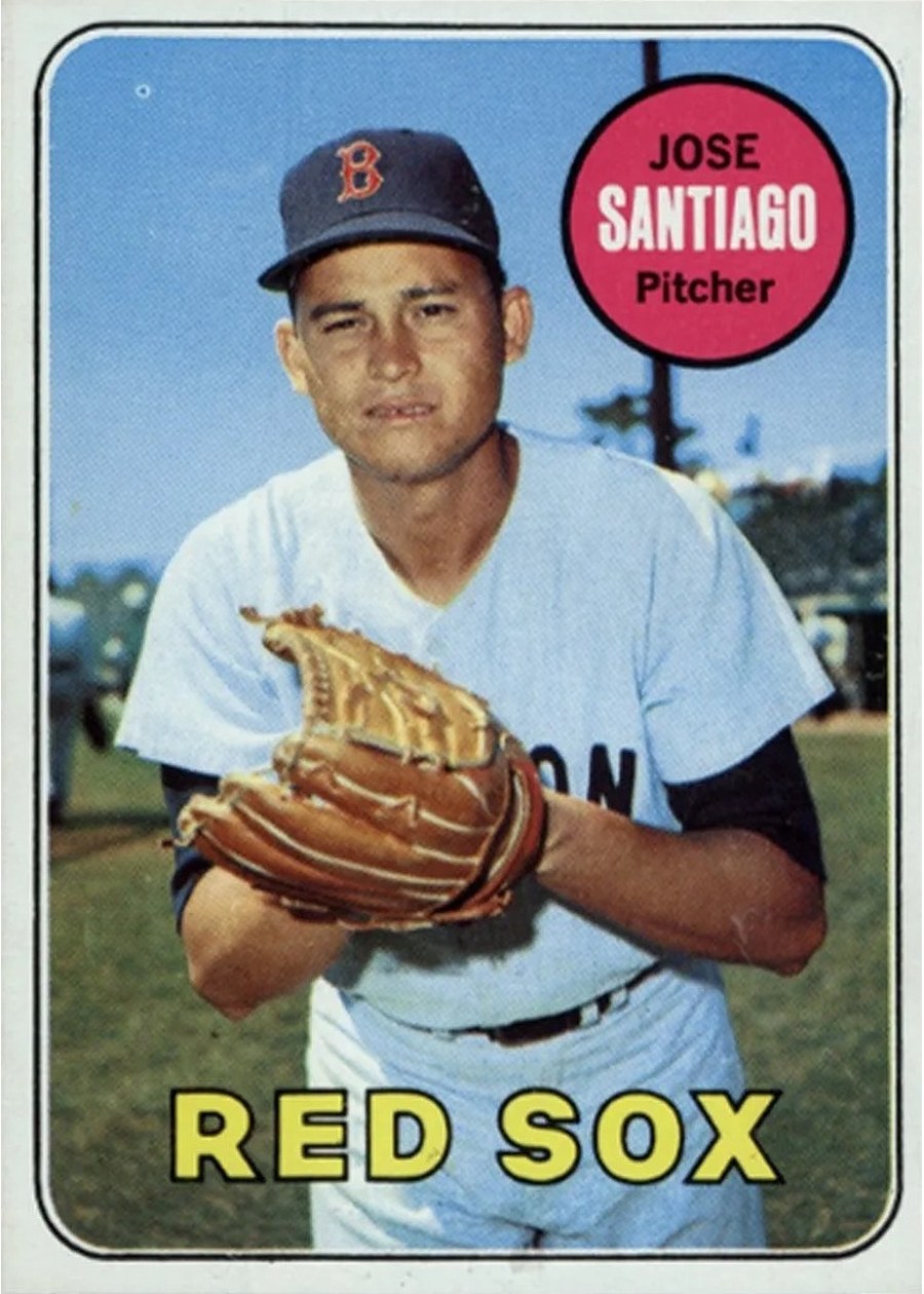 1969 Topps #21 Jose Santiago, Boston Red Sox