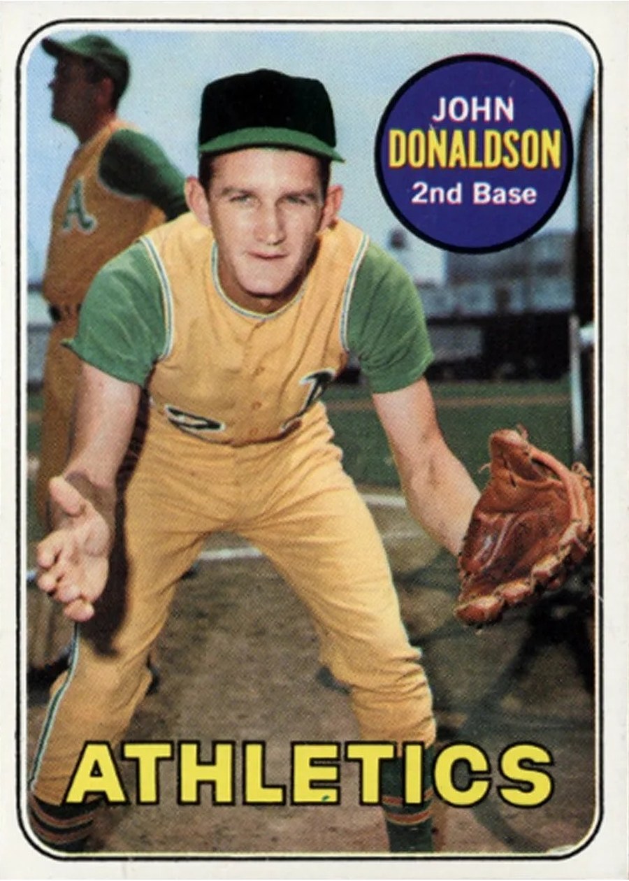 1969 Topps #217 John Donaldson, Oakland Athletics