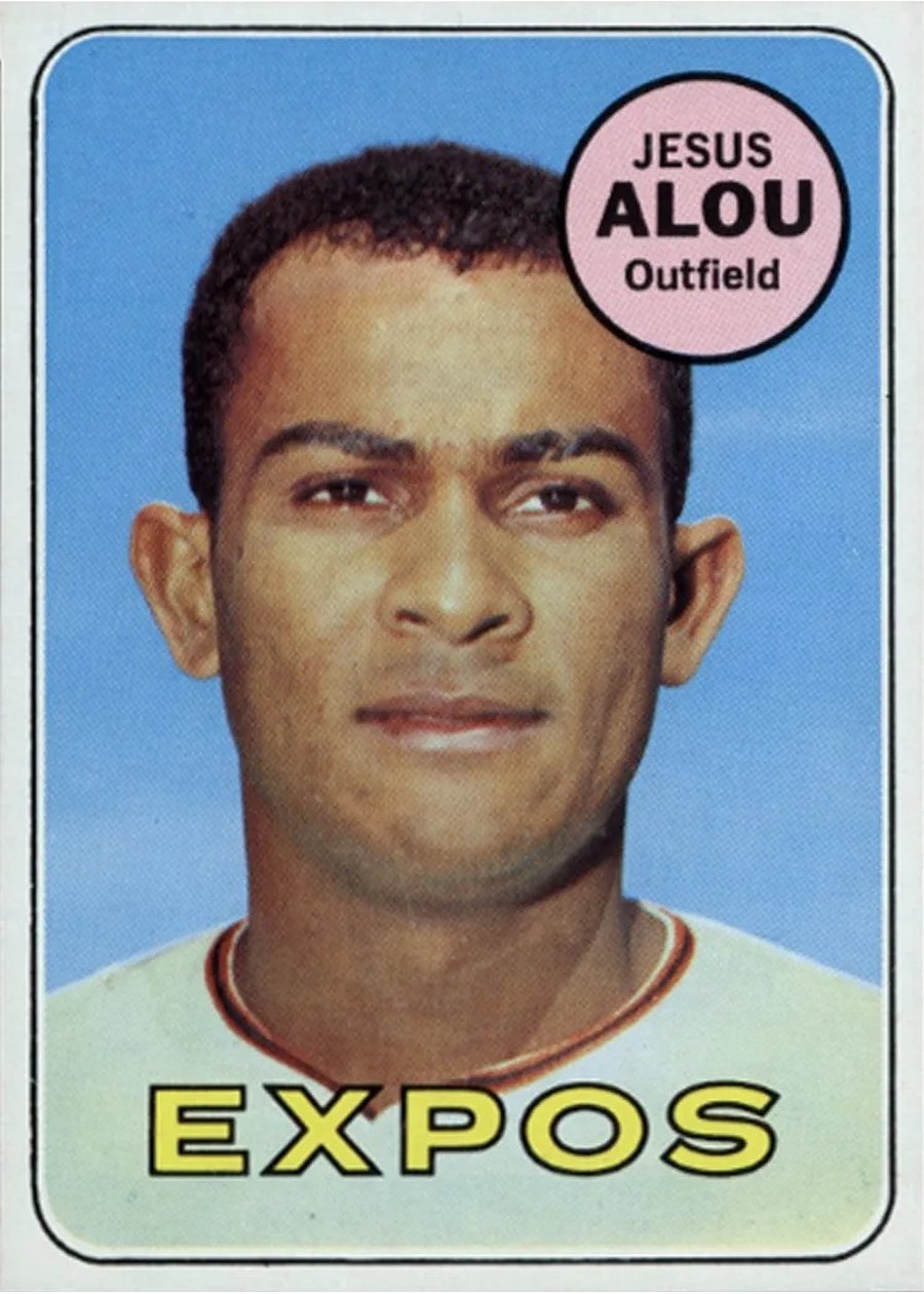 1969 Topps #22 Jesus Alou, Montreal Expos
