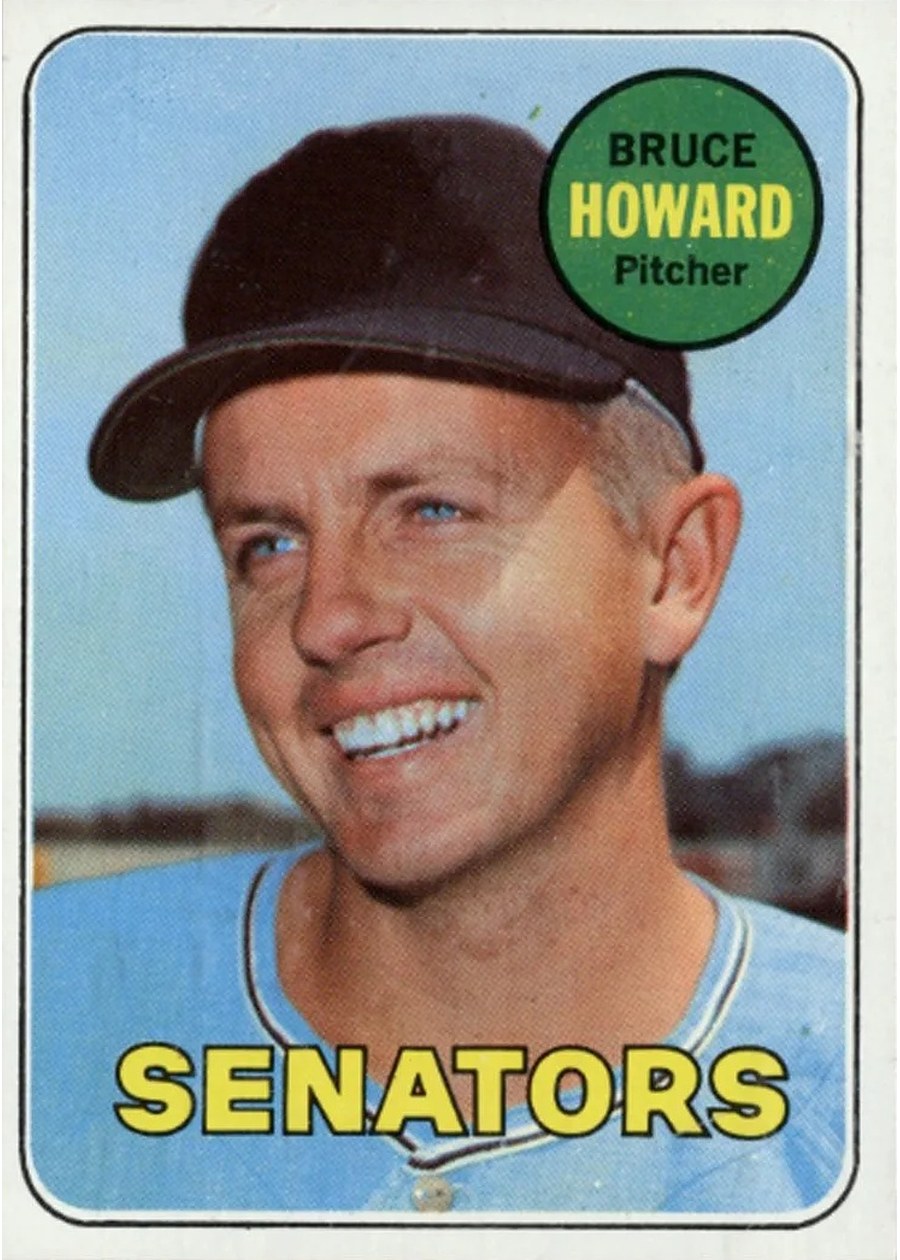 1969 Topps #226 Bruce Howard, Washington Senators