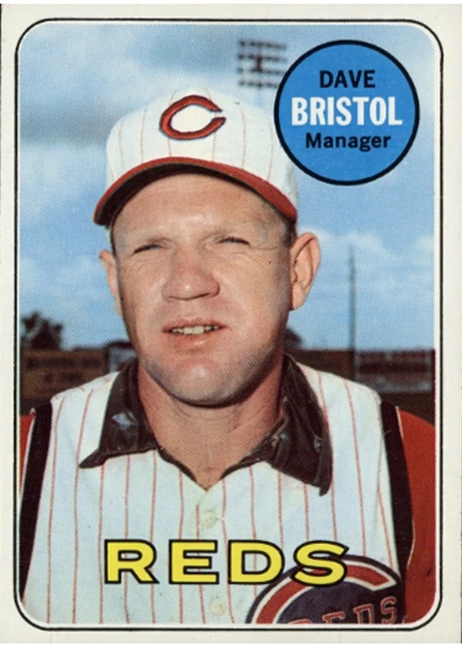 1969 Topps #234 Dave Bristol, Cincinnati Reds