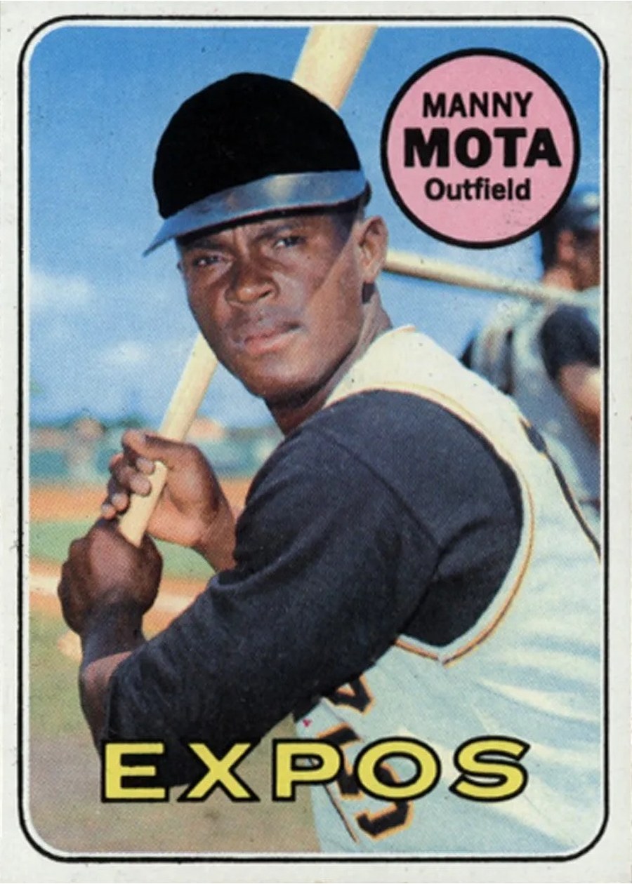 1969 Topps #236 Manny Mota, Montreal Expos