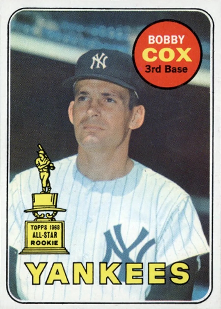 1969 Topps #237 Bobby Cox, New York Yankees