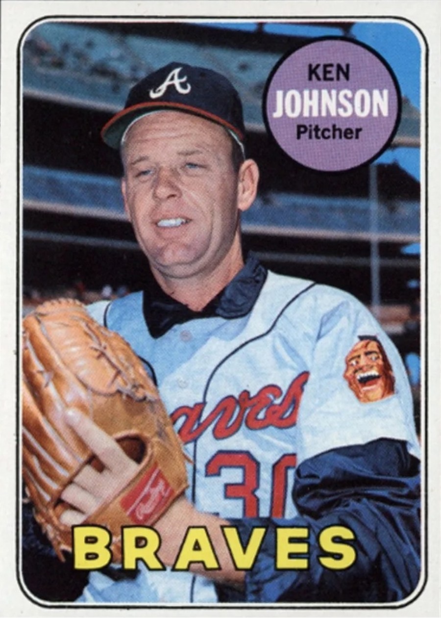 1969 Topps #238 Ken Johnson, Atlanta Braves