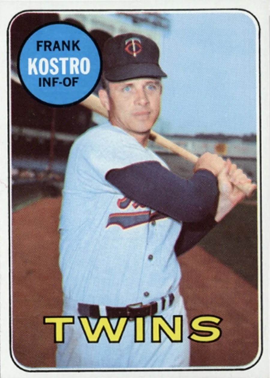 1969 Topps #242 Frank Kostro, Minnesota Twins