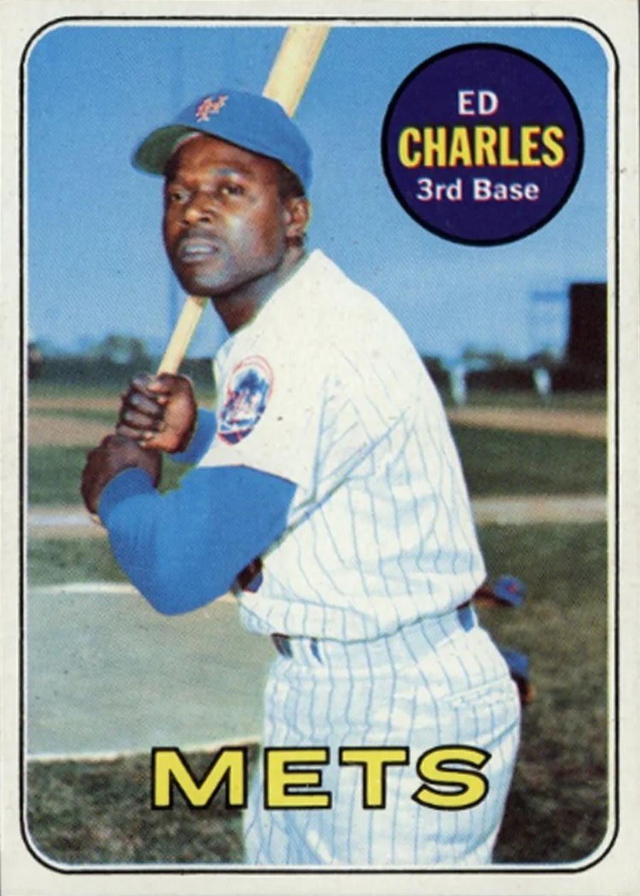 1969 Topps #245 Ed Charles, New York Mets