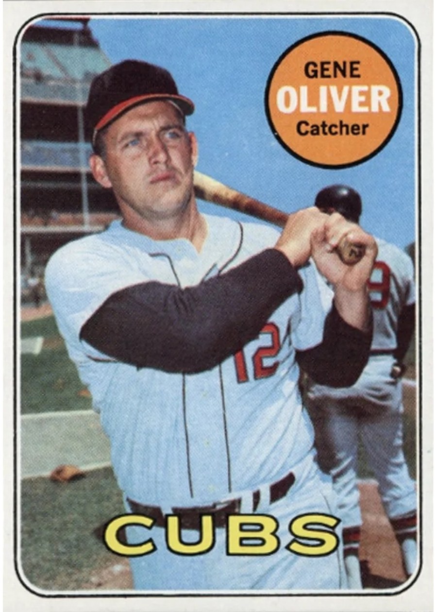 1969 Topps #247 Gene Oliver, Chicago Cubs