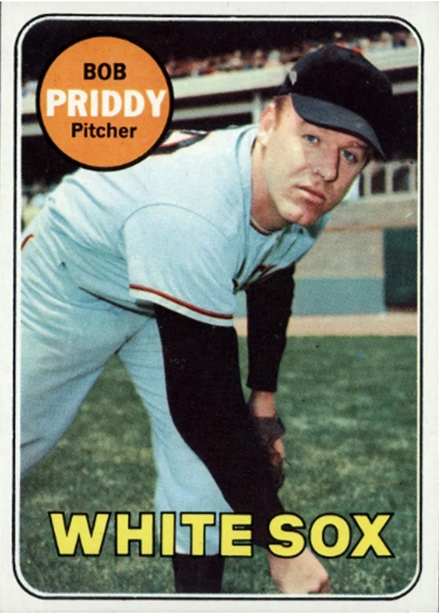 1969 Topps #248 Bob Priddy, Chicago White Sox