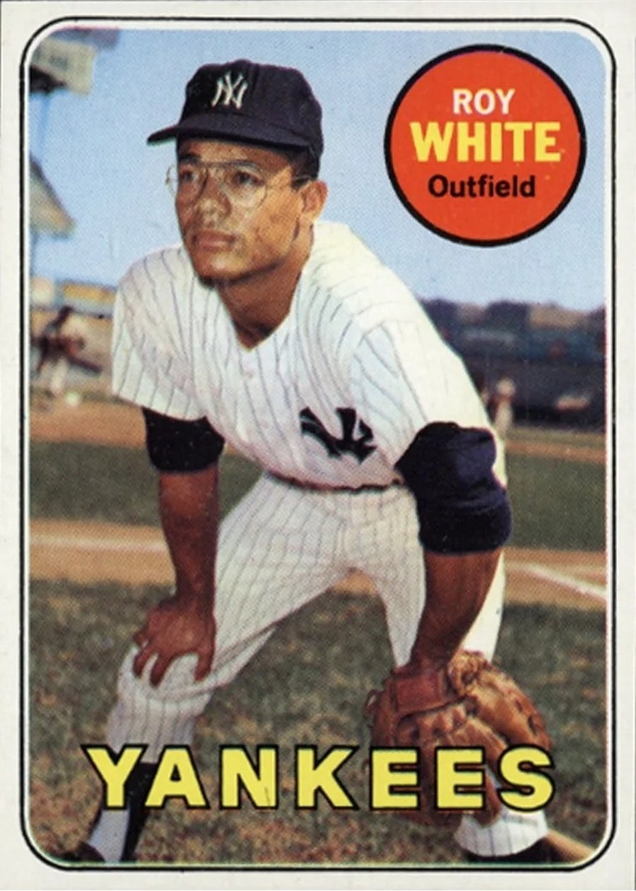 1969 Topps #25 Roy White, New York Yankees