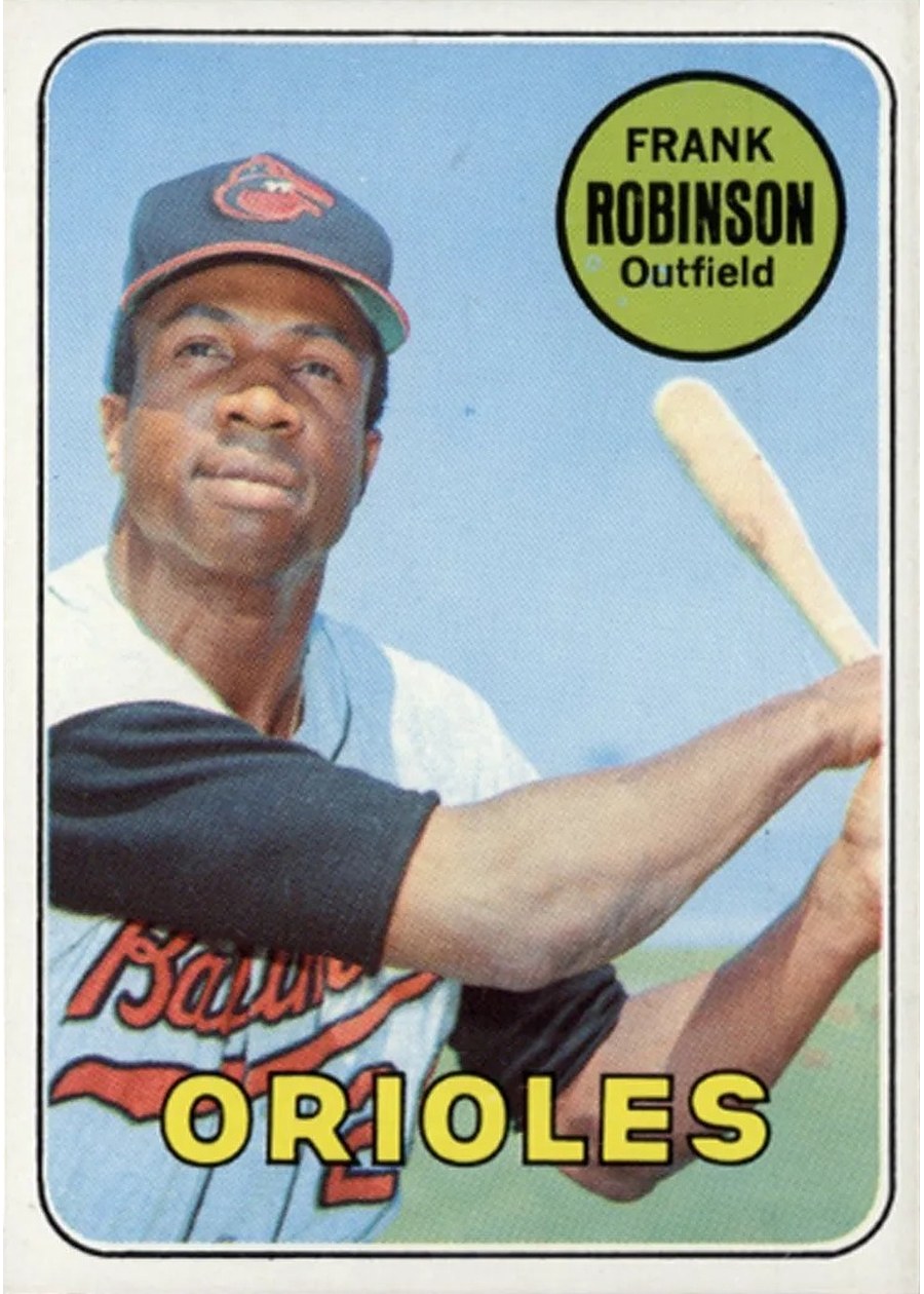 1969 Topps #250 Frank Robinson, Baltimore Orioles