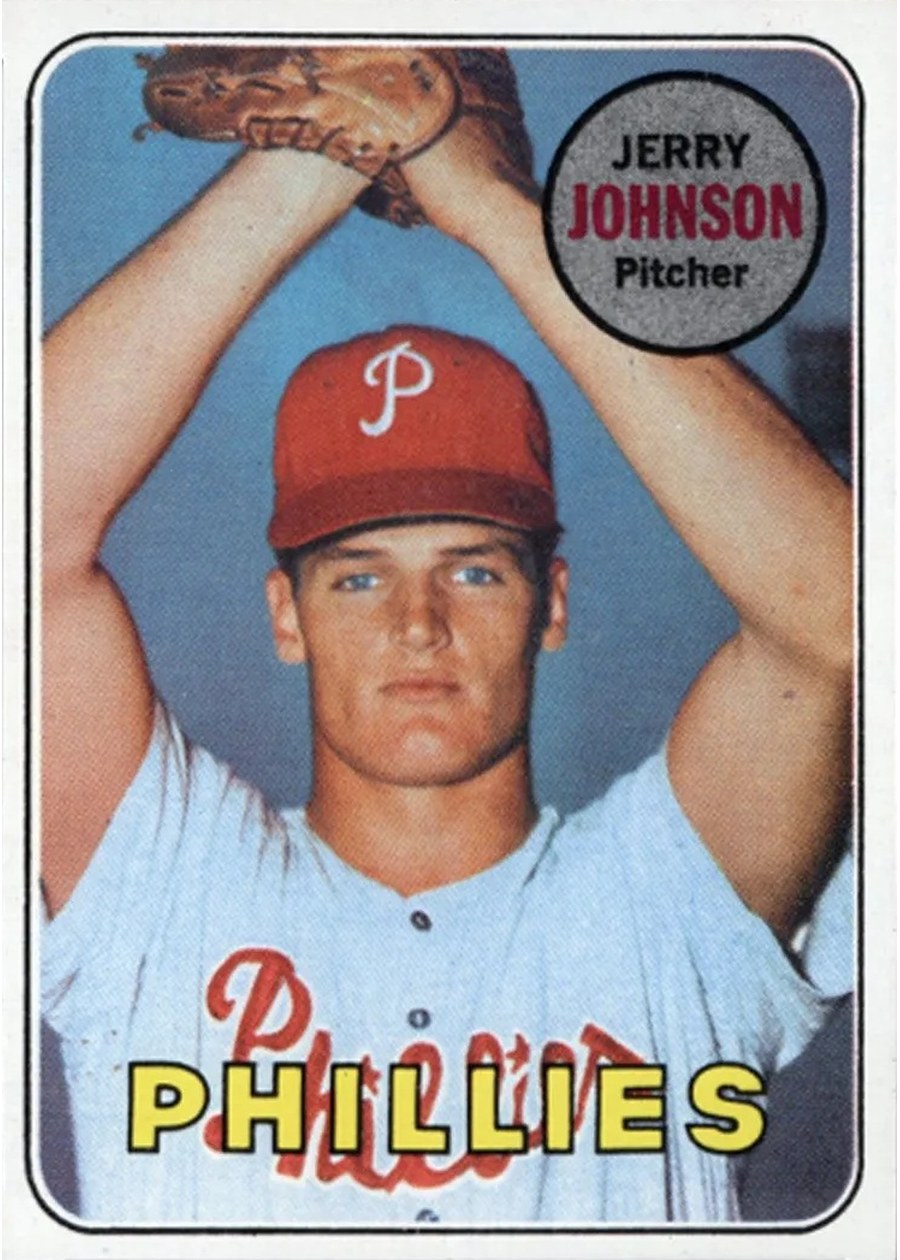 1969 Topps #253 Jerry Johnson, Philadelphia Phillies