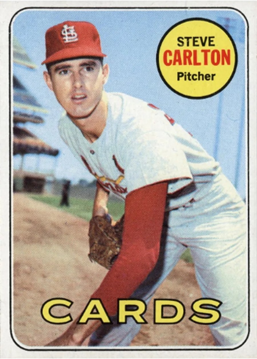 1969 Topps #255 Steve Carlton, St. Louis Cardinals