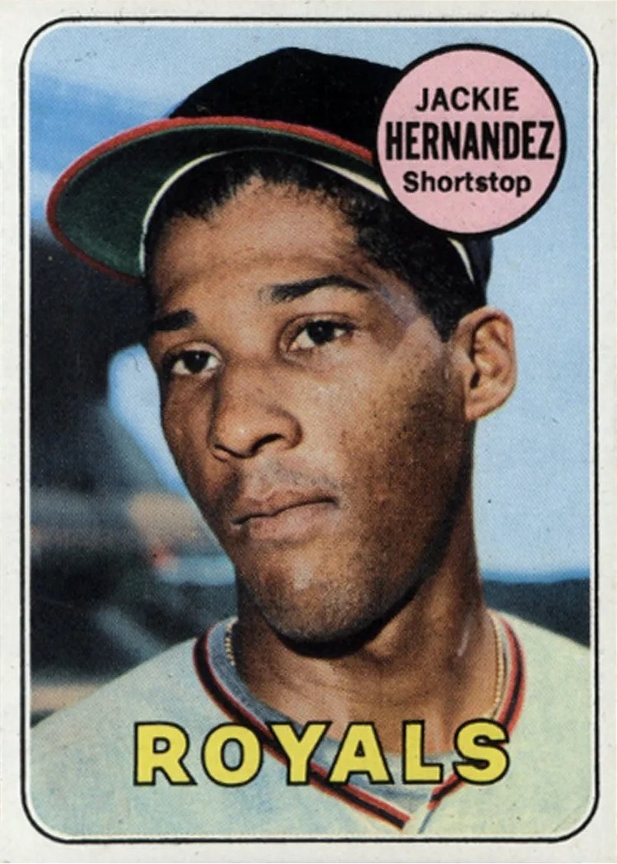 1969 Topps #258 Jackie Hernandez, Kansas City Royals