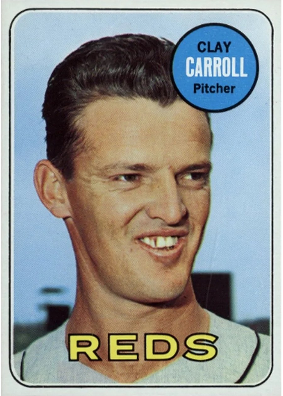 1969 Topps #26 Clay Carroll, Cincinnati Reds