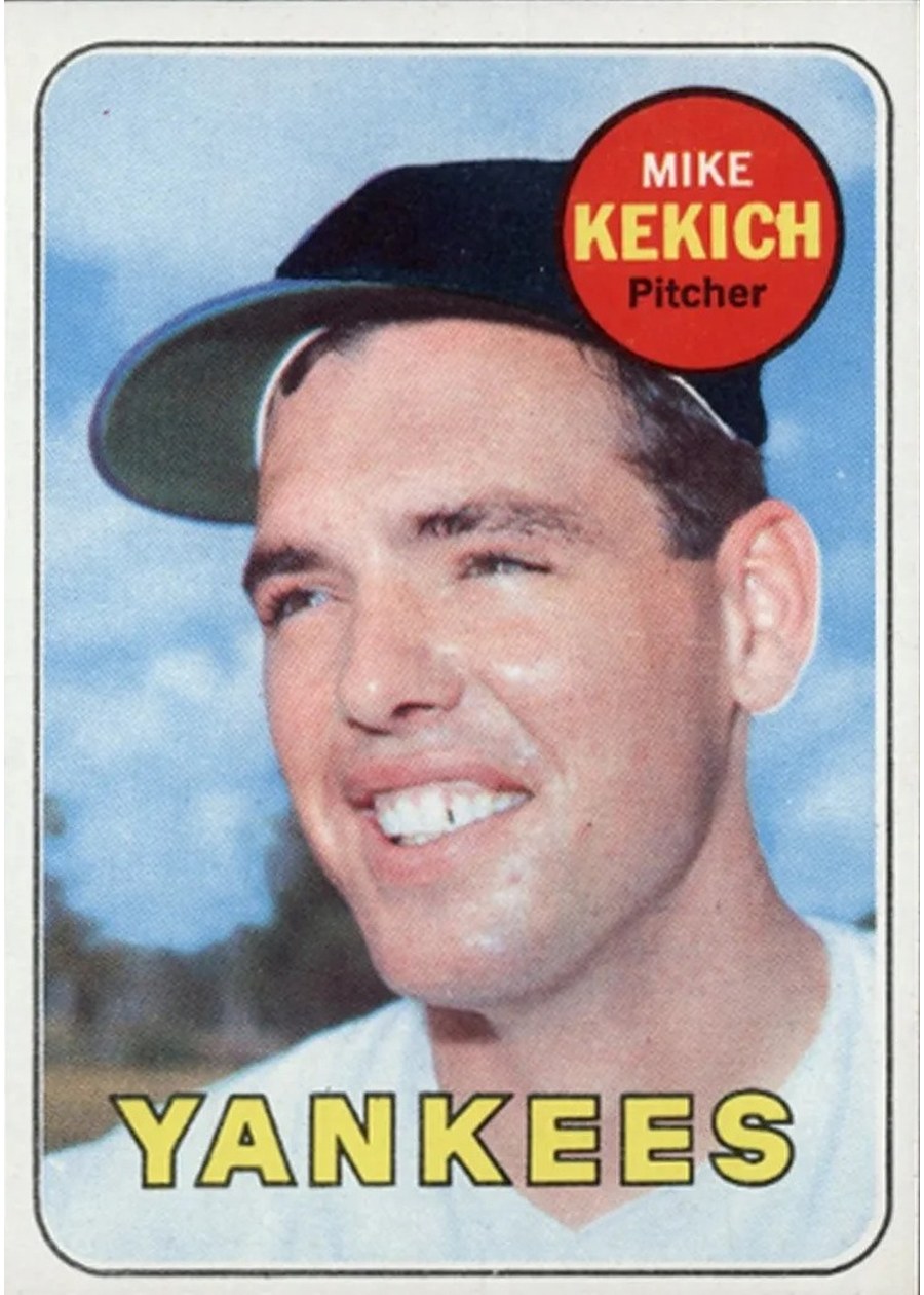 1969 Topps #262 Mike Kekich, New York Yankees