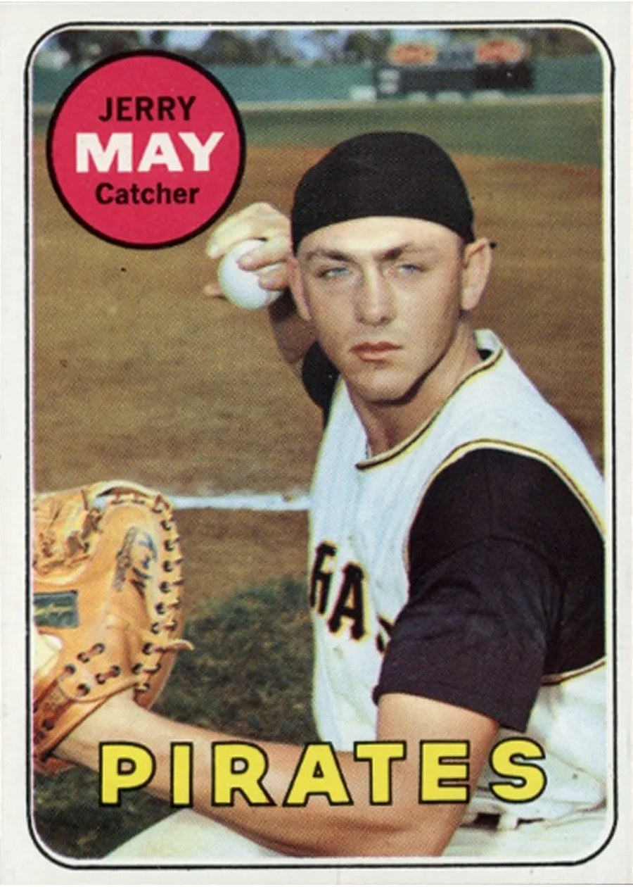 1969 Topps #263 Jerry May, Pittsburgh Pirates