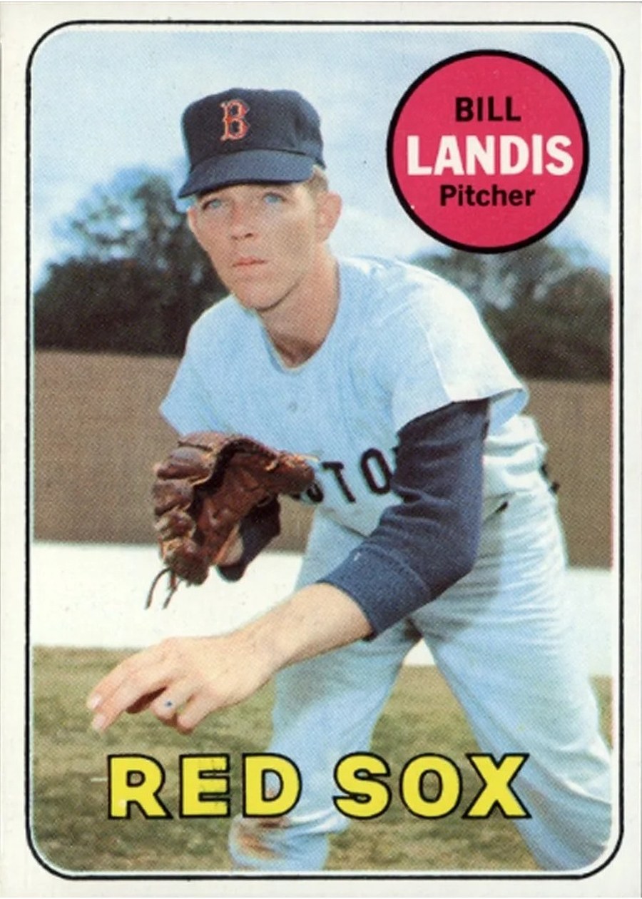 1969 Topps #264 Bill Landis, Boston Red Sox