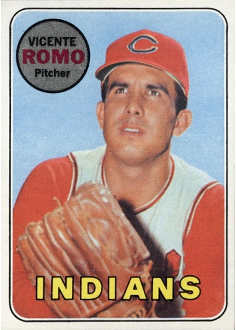 1969 Topps #267 Vicente Romo, Cleveland Indians