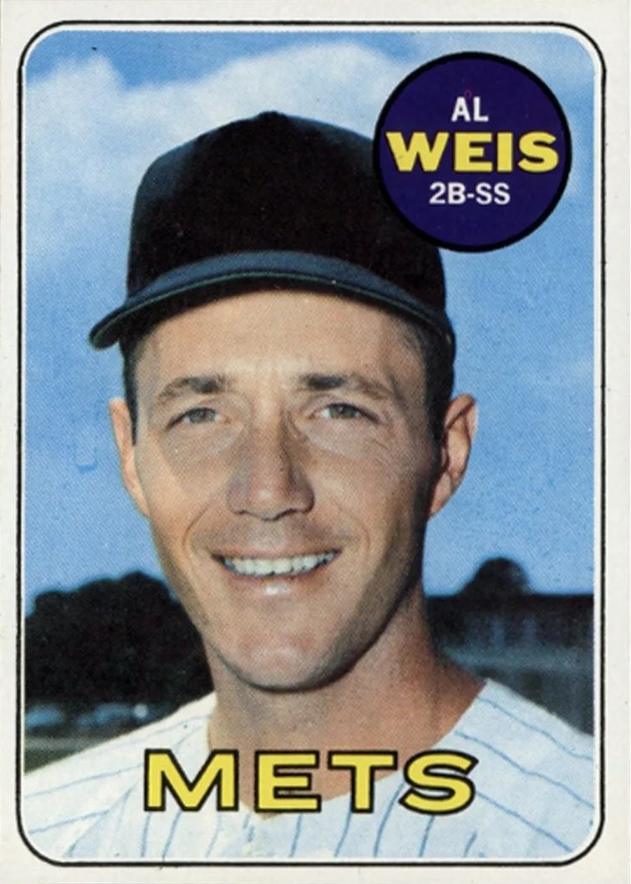 1969 Topps #269 Al Weis, New York Mets